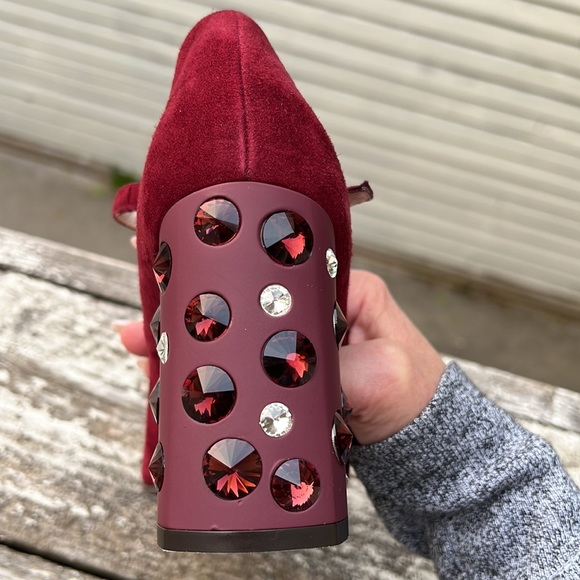 COPY - LODI Ladies Suede Burgundy NWOT bundle 2 for $30 - Picture 8 of 9